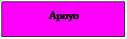 Flowchart: Process: Apoyo
